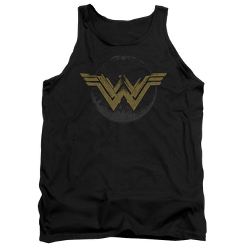 Wonder Woman Distressed Logo Men's Tank Men's Tank Wonder Woman   