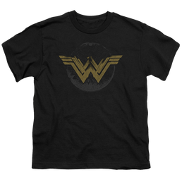 Wonder Woman Movie Distressed Logo - Youth T-Shirt Youth T-Shirt (Ages 8-12) Wonder Woman   