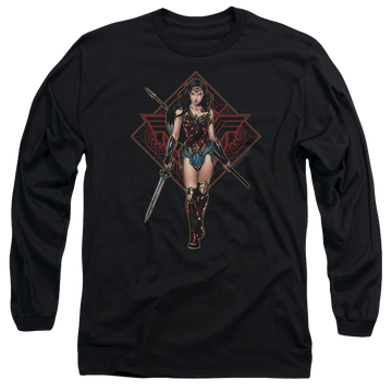 Wonder Woman Warrior Men's Long Sleeve T-Shirt Men's Long Sleeve T-Shirt Wonder Woman   