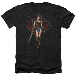 Wonder Woman Warrior Men's Heather T-Shirt Men's Heather T-Shirt Wonder Woman   