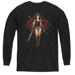 Wonder Woman Movie Warrior - Youth Long Sleeve T-Shirt Youth Long Sleeve T-Shirt Wonder Woman   