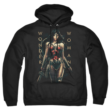 Wonder Woman Armed And Dangerous Pullover Hoodie Pullover Hoodie Wonder Woman   