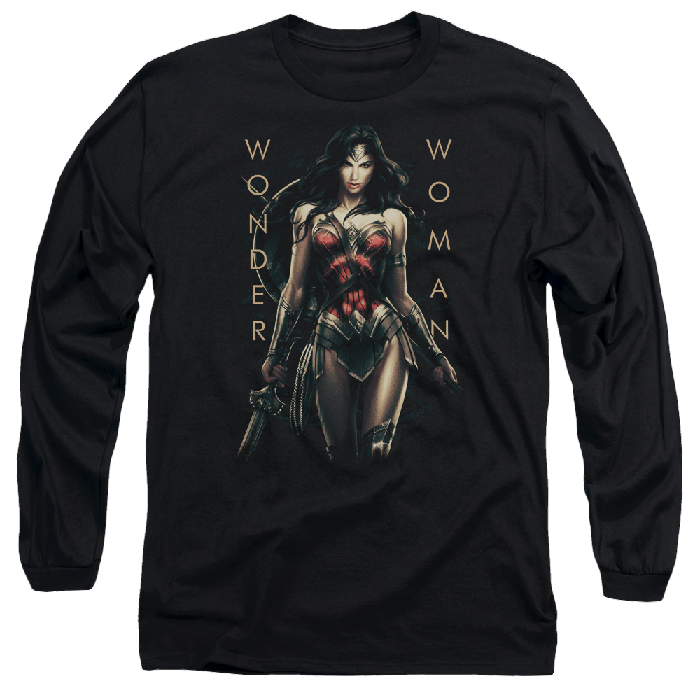Wonder Woman Armed And Dangerous Men's Long Sleeve T-Shirt Men's Long Sleeve T-Shirt Wonder Woman   