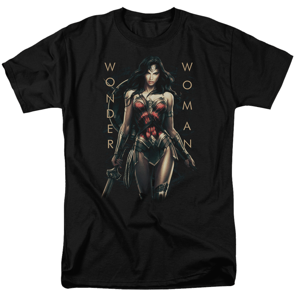 Wonder Woman Armed And Dangerous Men's Regular Fit T-Shirt Men's Regular Fit T-Shirt Wonder Woman   