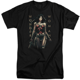 Wonder Woman Armed And Dangerous Men's Tall Fit T-Shirt Men's Tall Fit T-Shirt Wonder Woman   