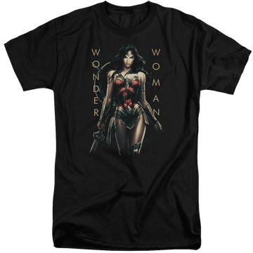 Wonder Woman Armed And Dangerous Men's Tall Fit T-Shirt Men's Tall Fit T-Shirt Wonder Woman   
