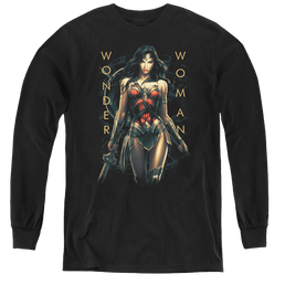 Wonder Woman Movie Armed And Dangerous - Youth Long Sleeve T-Shirt Youth Long Sleeve T-Shirt Wonder Woman   
