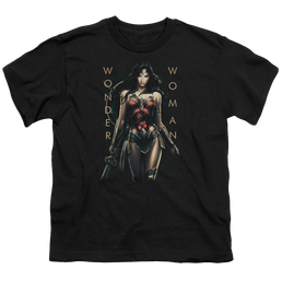 Wonder Woman Movie Armed And Dangerous - Youth T-Shirt Youth T-Shirt (Ages 8-12) Wonder Woman   