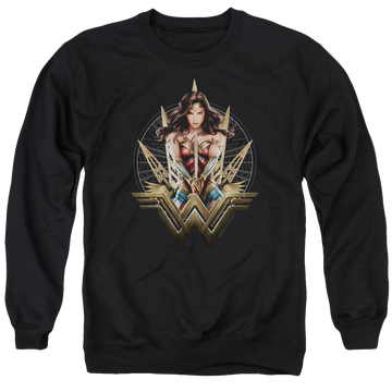 Wonder Woman Wonder Blades Men's Crewneck Sweatshirt Men's Crewneck Sweatshirt Wonder Woman   