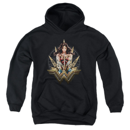 Wonder Woman Movie Wonder Blades - Youth Hoodie Youth Hoodie (Ages 8-12) Wonder Woman   