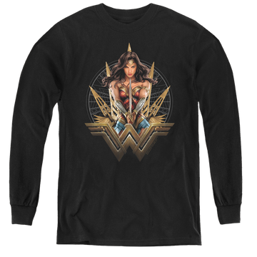 Wonder Woman Movie Wonder Blades - Youth Long Sleeve T-Shirt Youth Long Sleeve T-Shirt Wonder Woman   