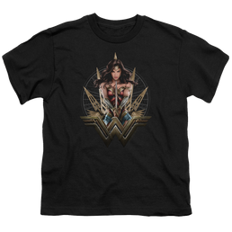 Wonder Woman Movie Wonder Blades - Youth T-Shirt Youth T-Shirt (Ages 8-12) Wonder Woman   