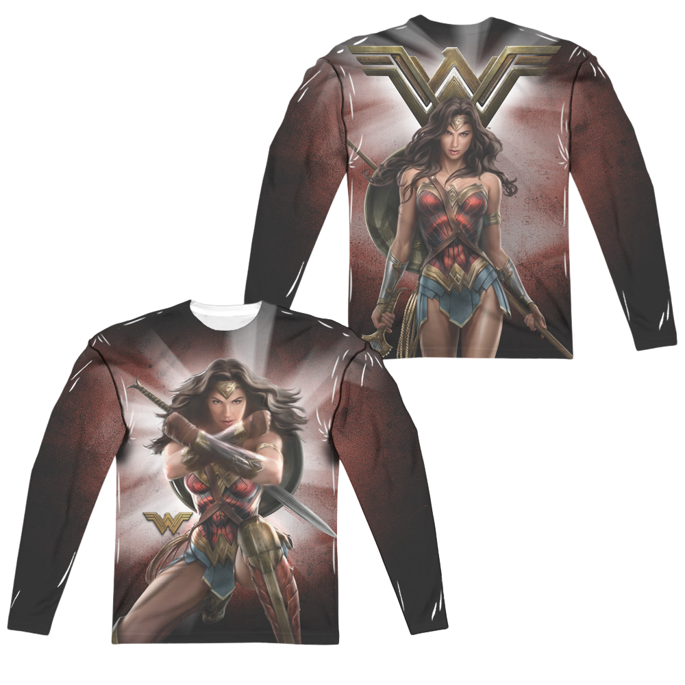 Wonder Woman Protector Of Humanity Men's All-Over Print T-Shirt Men's All-Over Print Long Sleeve Wonder Woman   