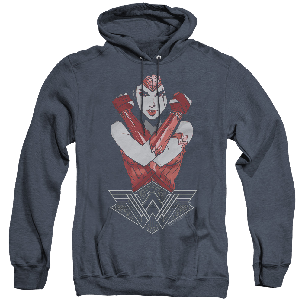 Wonder Woman Movie Amazon - Heather Pullover Hoodie Heather Pullover Hoodie Wonder Woman   