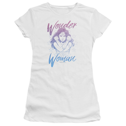 Wonder Woman Retro Stance Juniors T-Shirt Juniors T-Shirt Wonder Woman   