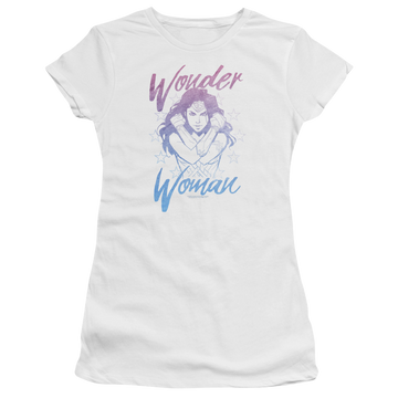 Wonder Woman Retro Stance Juniors T-Shirt Juniors T-Shirt Wonder Woman   
