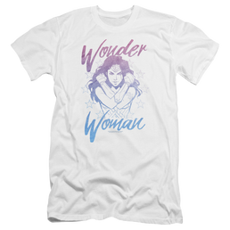 Wonder Woman Retro Stance Men's Premium Slim Fit T-Shirt Men's Premium Slim Fit T-Shirt Wonder Woman   