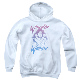 Wonder Woman Movie Retro Stance - Youth Hoodie Youth Hoodie (Ages 8-12) Wonder Woman   