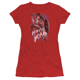Wonder Woman American Hero Juniors T-Shirt Juniors T-Shirt Wonder Woman   
