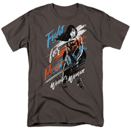 Wonder Woman Fight For Peace Men's Regular Fit T-Shirt Men's Regular Fit T-Shirt Wonder Woman   