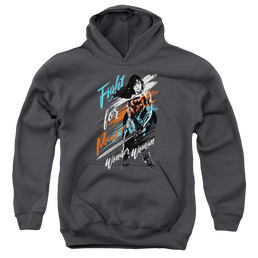 Wonder Woman Movie Fight For Peace - Youth Hoodie Youth Hoodie (Ages 8-12) Wonder Woman   