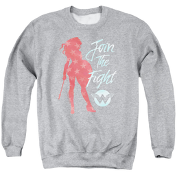 Wonder Woman Freedom Fight Men's Crewneck Sweatshirt Men's Crewneck Sweatshirt Wonder Woman   
