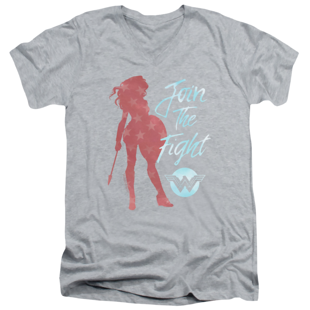 Wonder Woman Freedom Fight Men's V-Neck T-Shirt Men's V-Neck T-Shirt Wonder Woman   