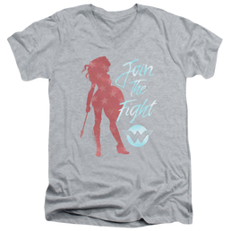 Wonder Woman Freedom Fight Men's V-Neck T-Shirt Men's V-Neck T-Shirt Wonder Woman   