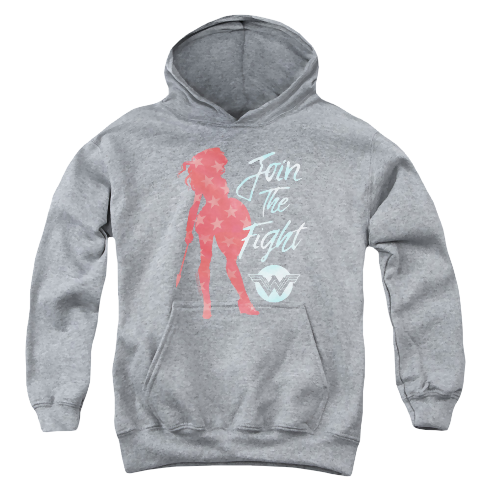 Wonder Woman Movie Freedom Fight - Youth Hoodie Youth Hoodie (Ages 8-12) Wonder Woman   