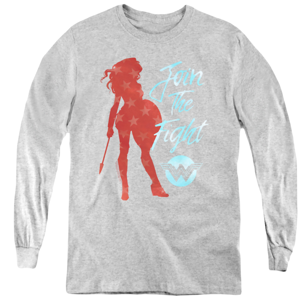 Wonder Woman Movie Freedom Fight - Youth Long Sleeve T-Shirt Youth Long Sleeve T-Shirt Wonder Woman   