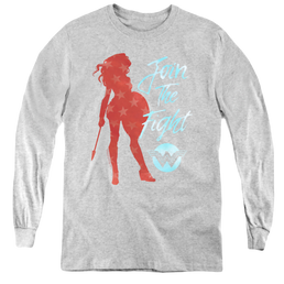 Wonder Woman Movie Freedom Fight - Youth Long Sleeve T-Shirt Youth Long Sleeve T-Shirt Wonder Woman   