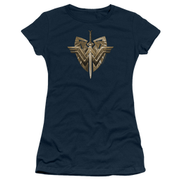 Wonder Woman Sword Emblem Juniors T-Shirt Juniors T-Shirt Wonder Woman   
