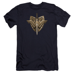 Wonder Woman Sword Emblem Men's Premium Slim Fit T-Shirt Men's Premium Slim Fit T-Shirt Wonder Woman   