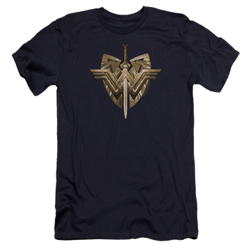 Wonder Woman Sword Emblem Men's Premium Slim Fit T-Shirt Men's Premium Slim Fit T-Shirt Wonder Woman   
