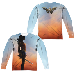 Wonder Woman Poster Men's All-Over Print T-Shirt Men's All-Over Print Long Sleeve Wonder Woman   