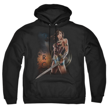 Wonder Woman Fierce Pullover Hoodie Pullover Hoodie Wonder Woman   