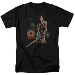 Wonder Woman Fierce Men's Regular Fit T-Shirt Men's Regular Fit T-Shirt Wonder Woman   