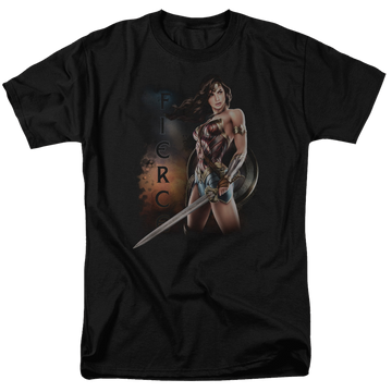 Wonder Woman Fierce Men's Regular Fit T-Shirt Men's Regular Fit T-Shirt Wonder Woman   