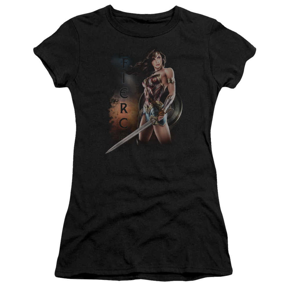 Wonder Woman Fierce Juniors T-Shirt Juniors T-Shirt Wonder Woman   