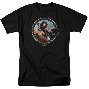 Wonder Woman Battle Pose Men's Regular Fit T-Shirt Men's Regular Fit T-Shirt Wonder Woman   