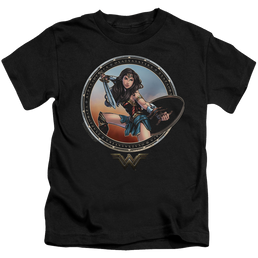 Wonder Woman Movie Battle Pose - Kid's T-Shirt Kid's T-Shirt (Ages 4-7) Wonder Woman   