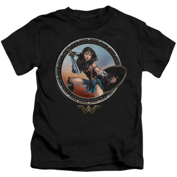 Wonder Woman Movie Battle Pose - Kid's T-Shirt Kid's T-Shirt (Ages 4-7) Wonder Woman   