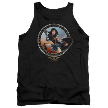 Wonder Woman Battle Pose Men's Tank Men's Tank Wonder Woman   