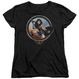 Wonder Woman Battle Pose Women's T-Shirt Women's T-Shirt Wonder Woman   