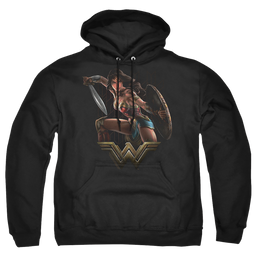 Wonder Woman Fight Pullover Hoodie Pullover Hoodie Wonder Woman   