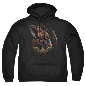 Wonder Woman Fight Pullover Hoodie Pullover Hoodie Wonder Woman   