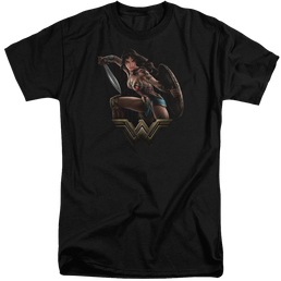 Wonder Woman Fight Men's Tall Fit T-Shirt Men's Tall Fit T-Shirt Wonder Woman   