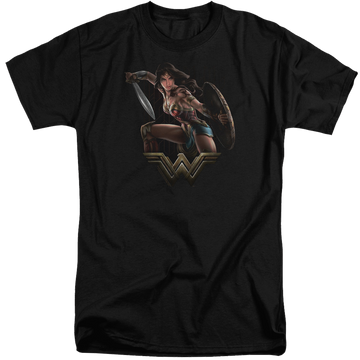 Wonder Woman Fight Men's Tall Fit T-Shirt Men's Tall Fit T-Shirt Wonder Woman   