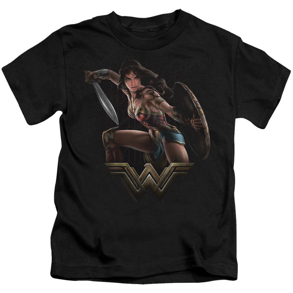 Wonder Woman Movie Fight - Kid's T-Shirt Kid's T-Shirt (Ages 4-7) Wonder Woman   