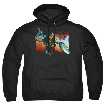 Wonder Woman Warrior Woman Pullover Hoodie Pullover Hoodie Wonder Woman   